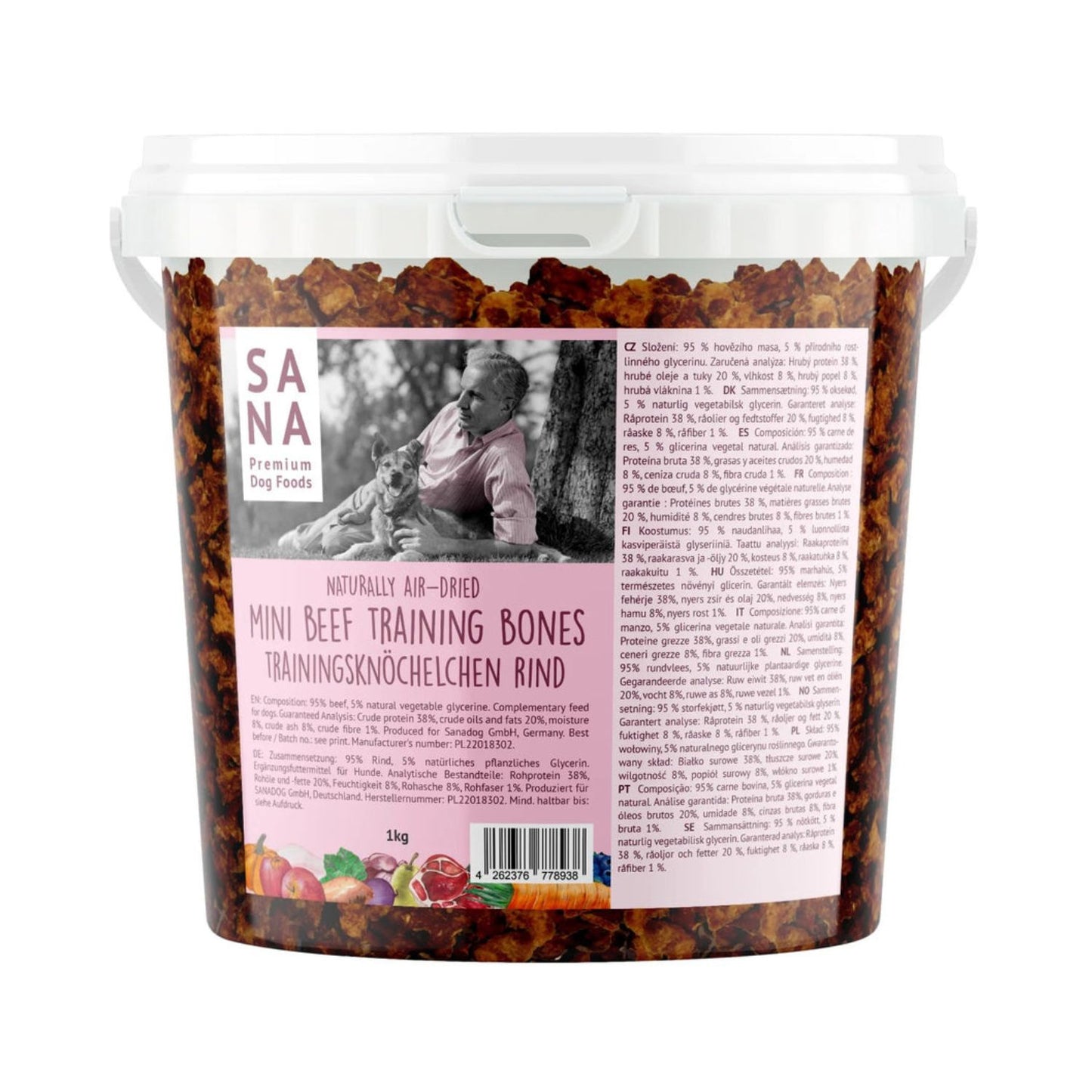 Sana Lufttørket Godbiter - Okse