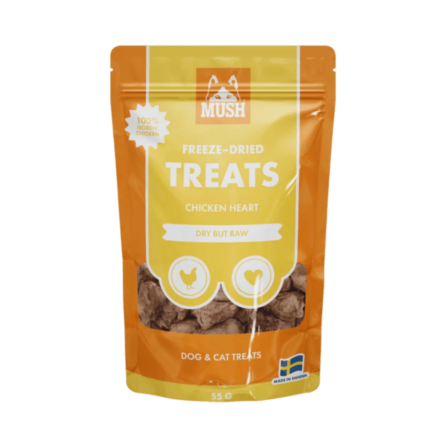 Mush Freeze-Dried Kyllinghjerter