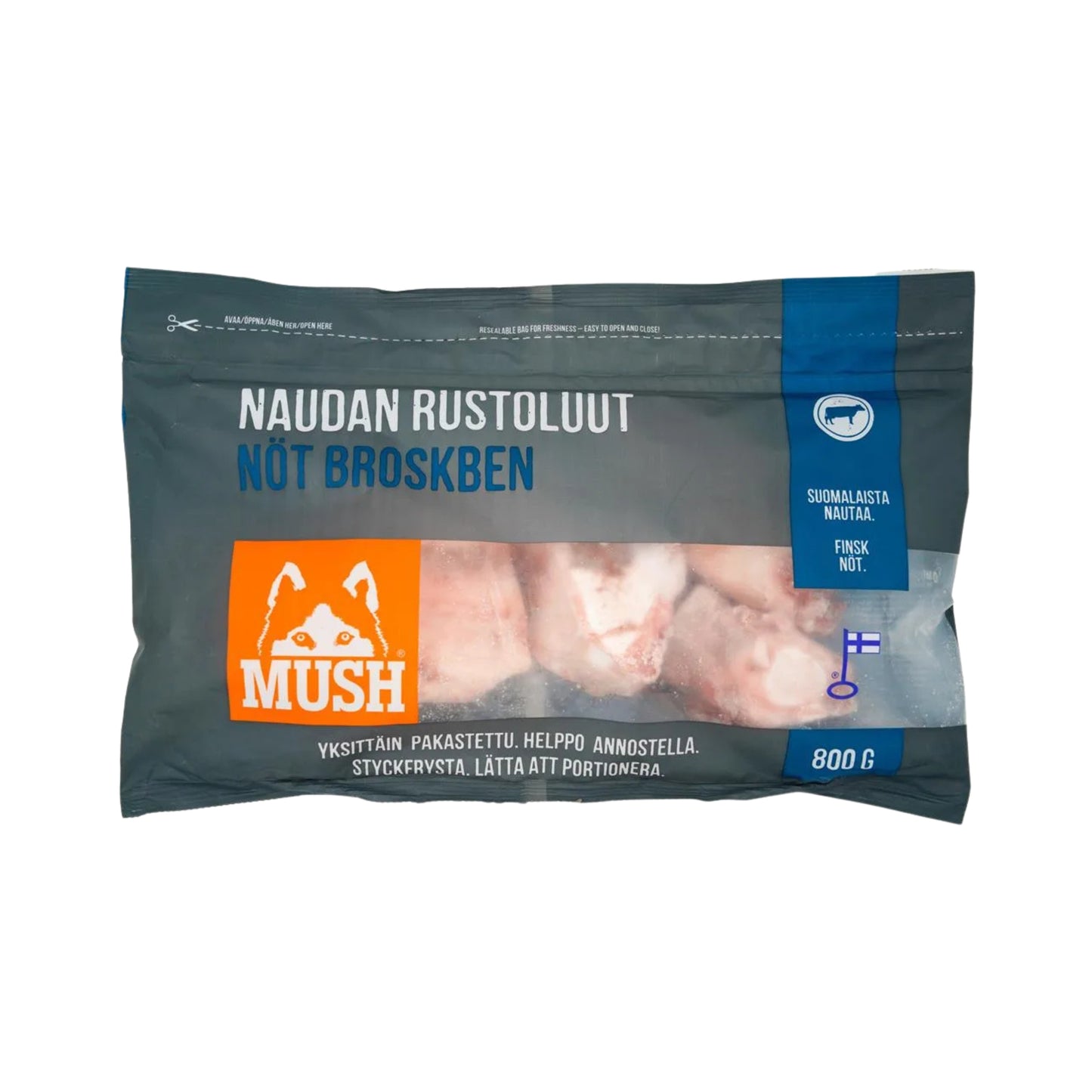 MUSH fryst Bruskbein 800g