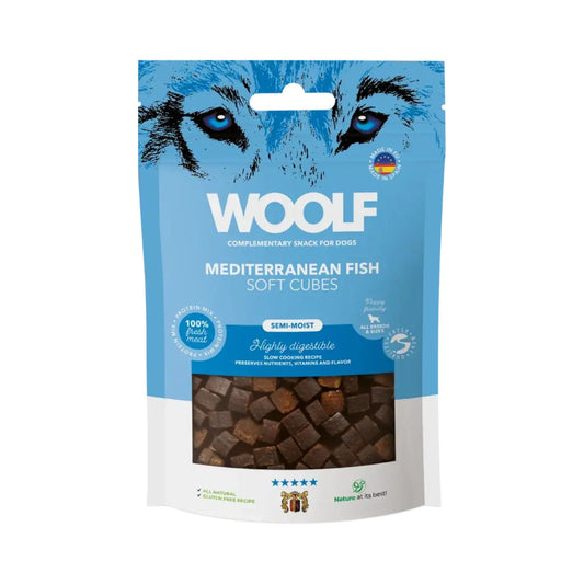 Woolf Soft Cubes Mediterranean fish 100g