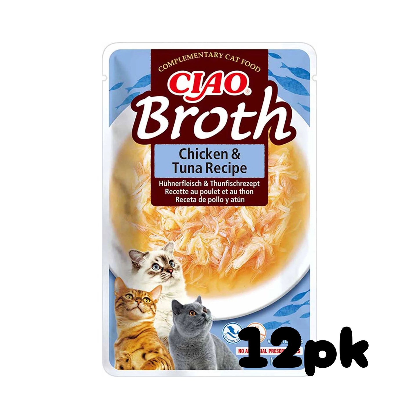 Inaba Chicken & Tuna Broth (12pk)
