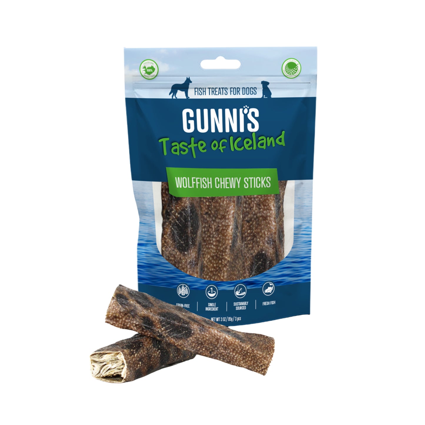 Chewy Sticks - 100% Steinbit