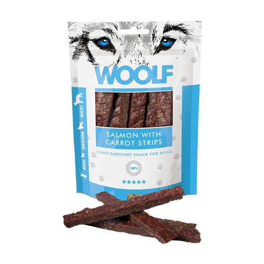 Woolf salmon with carrot strips 100g