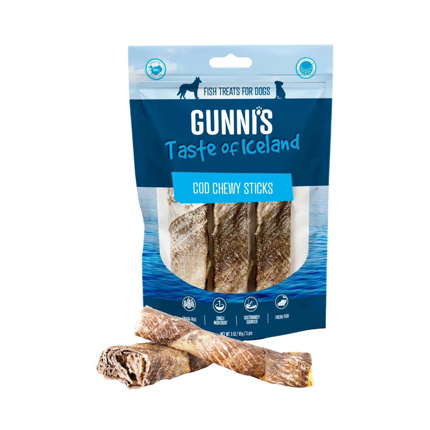 Chewy Sticks - 100% Torsk