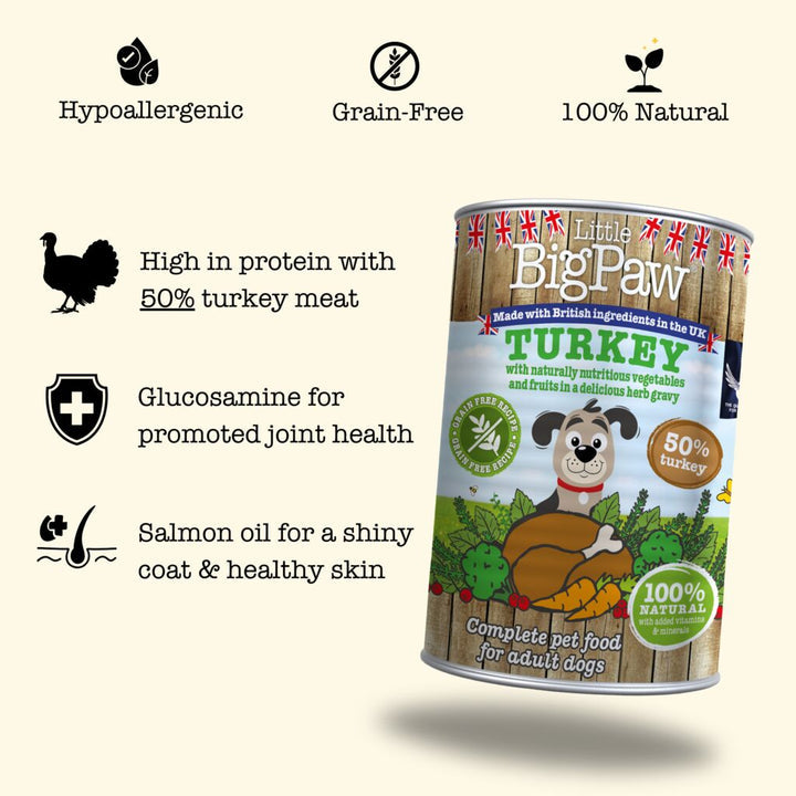 Little BigPaw Turkey & Vegetable 390g