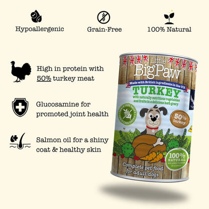 Little BigPaw Turkey & Vegetable 390g