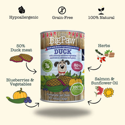 Little BigPaw Duck & Vegetable 390g
