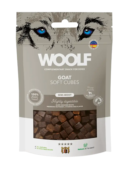 Woolf Soft Cubes Goat 100g