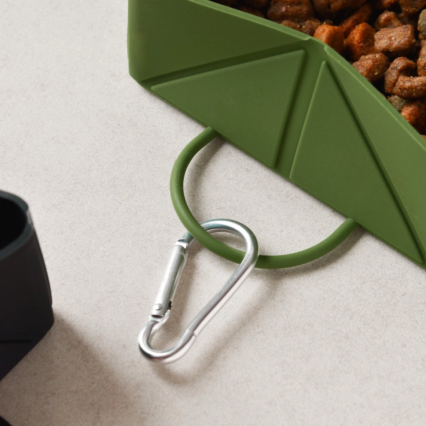 CocoPup Sammenleggbar Reiseskål - Grønn