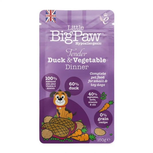 Little BigPaw Duck & Vegetables Dinner 150g