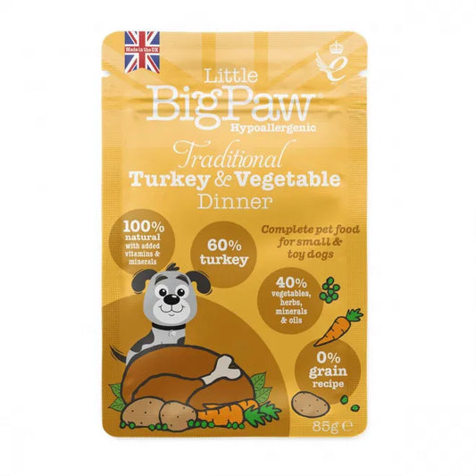 Traditional Turkey & Vegetable Dinner 85g