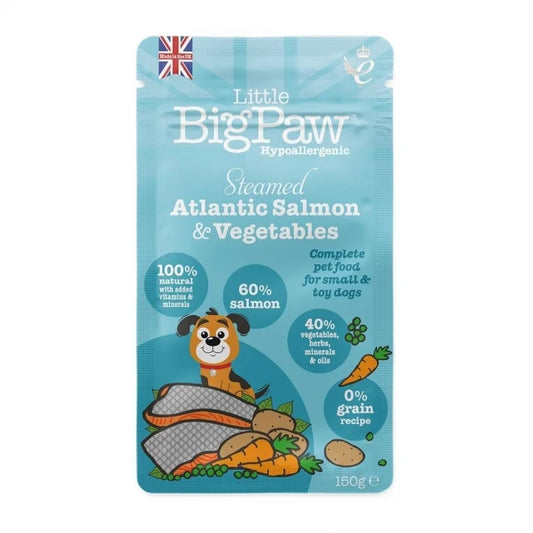 Little BigPaw Steamed Salmon & Vegetables 150g