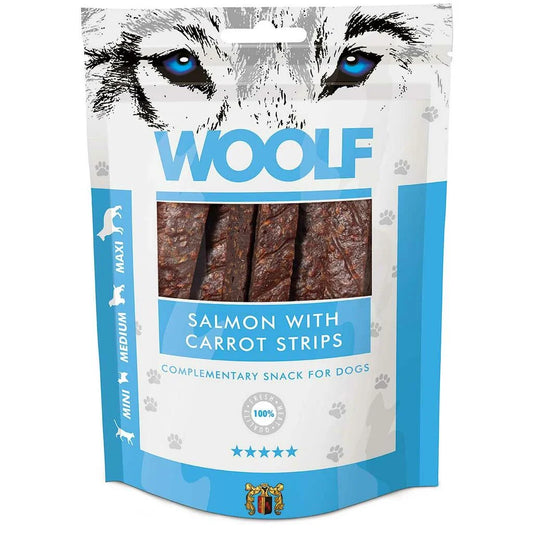 Woolf salmon with carrot strips 100g