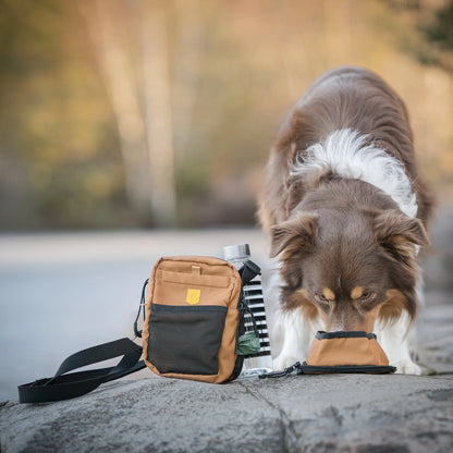 Woolly Wolf Hydration Shoulder Bag - Brun