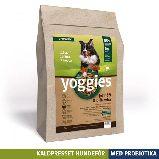 Yoggies Kaldpresset Lam og Hvit Fisk 2kg